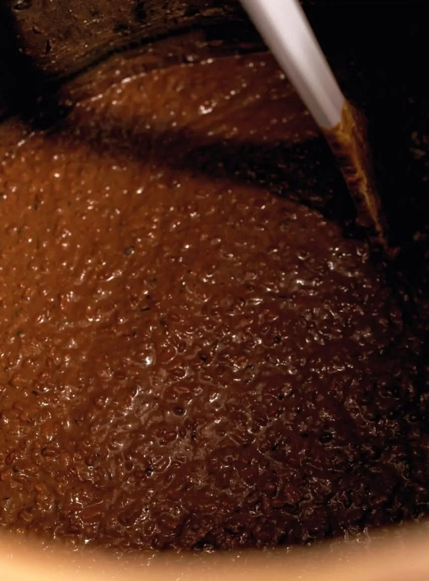 Textura de miso artesanal